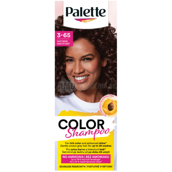 PALETTE COLOR SHAMPOO 3-65 ZAMATOVO HNEDÁ