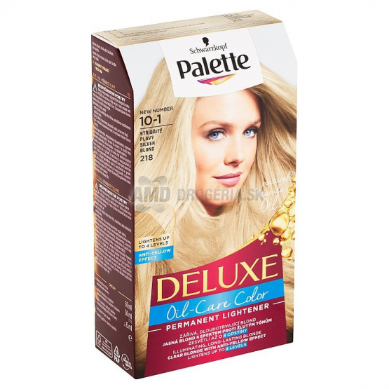 PALETTE DE LUXE 218 STRIEBRISTÝ BLOND