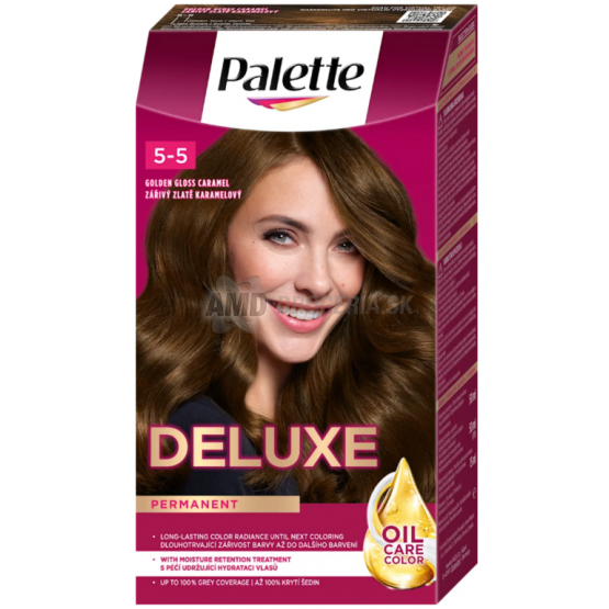 PALETTE DE LUXE 5-5 ŽIARIVOZLATÝ KARAMEL