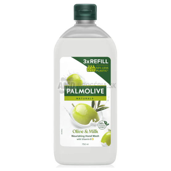PALMOLIVE TEKUTÉ MYDLO OLIVE MILK NÁHRADNÁ NÁPLŇ 750 ML