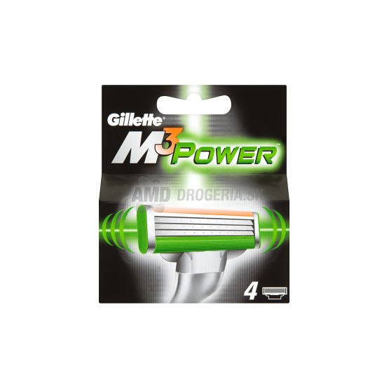 GILLETTE MACH 3 POWER NÁHRADNÉ HLAVICE 4 KS