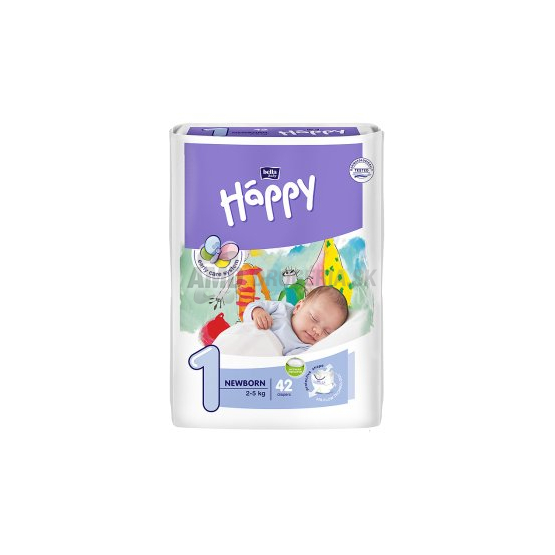 BELLA HAPPY NEWBORN PLIENKY 2-5 KG 42 KS