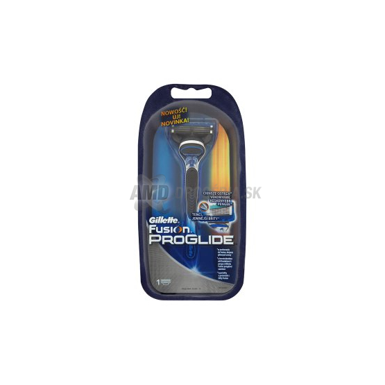 GILLETTE FUSION PROGLIDE MANUAL STROJČEK + 1 NÁHRADNÁ HLAVICA