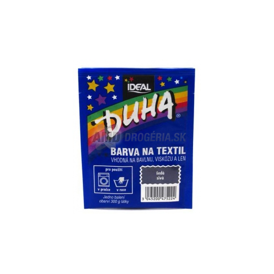 DUHA FARBA NA TEXTIL ŠEDÁ 15 G