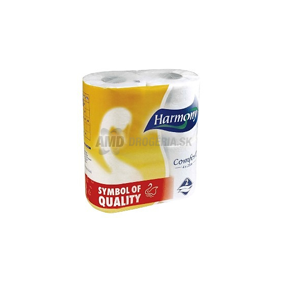 HARMONY COMFORT TOALETNÝ PAPIER 2 VRSTVY 4KS