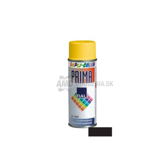 DUPLI COLOR PRIMA SPRAY  RAL 9005 ČIERNY 500 ML MATNÝ 