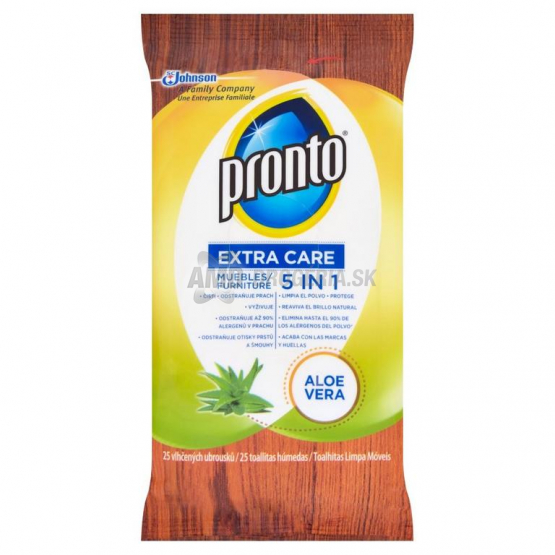PRONTO UTIERKY NA NÁBYTOK S ALOE VERA 24 KS