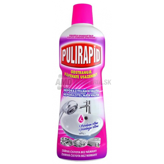 PULIRAPID NA VODNÝ KAMEŇ A HRDZU S OCTOM 750 ML