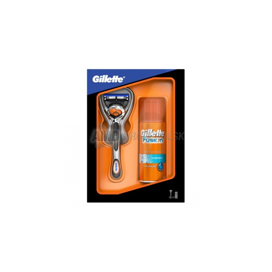 DARČEKOVÁ PÁNSKA KAZETA GILLETTE FUSION PROGLIDE STRJČEK + GÉL NA HOLENIE 75 ML 16