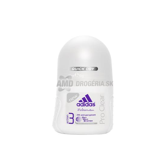 ADIDAS ACTION 3 PRO CLEAR WOMAN ROLL ON 50 ML