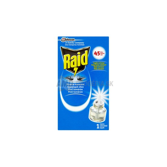 RAID ELEKTRICKÁ TEKUTÁ NÁPLŇ 45 NOCÍ 27 ML