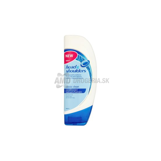 HEAD & SHOULDERS CLASSIC CLEAN BALZAM PROTI LUPINÁM 180 ML