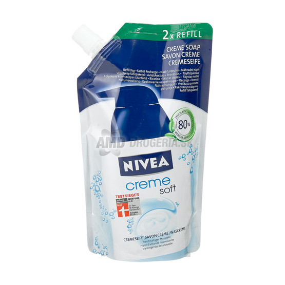 NIVEA TEKUTÉ MYDLO NÁHRADNÁ NÁPLŇ CREME SOFT 500 ML