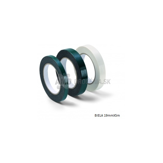 MOUNT TAPE PÁSKA MONTÁŽNA OBOJSTRANNÁ 19MM/5M BIELA 1KS