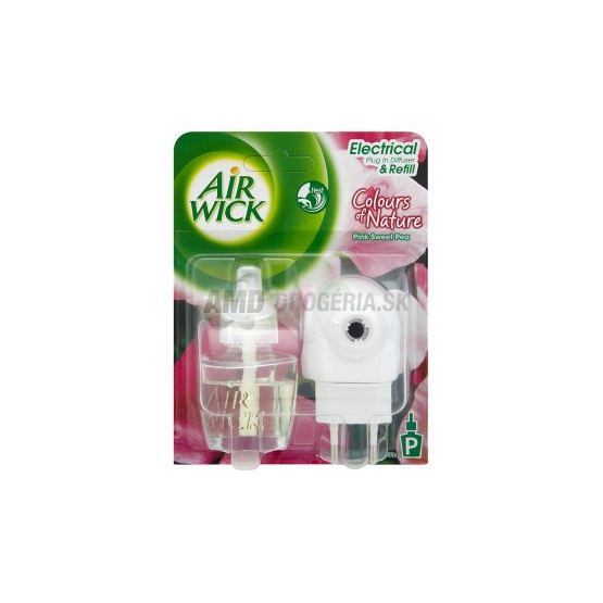 AIR WICK ELEKTRICKÝ STROJČEK RUŽOVÉ KVETY PINK 19 ML