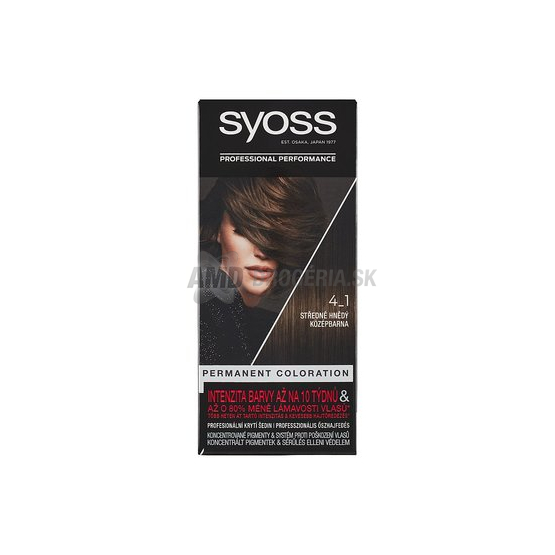 SYOSS COLOR PROFESIONAL 4-1 STREDNE HNEDÁ