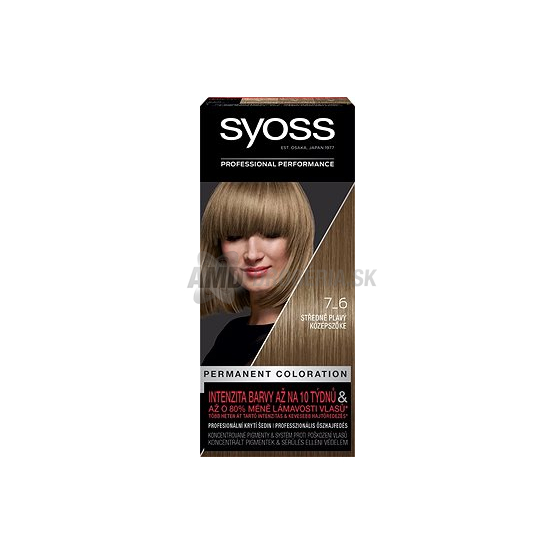 SYOSS COLOR PROFESIONAL 7-6 STREDNE PLAVÁ