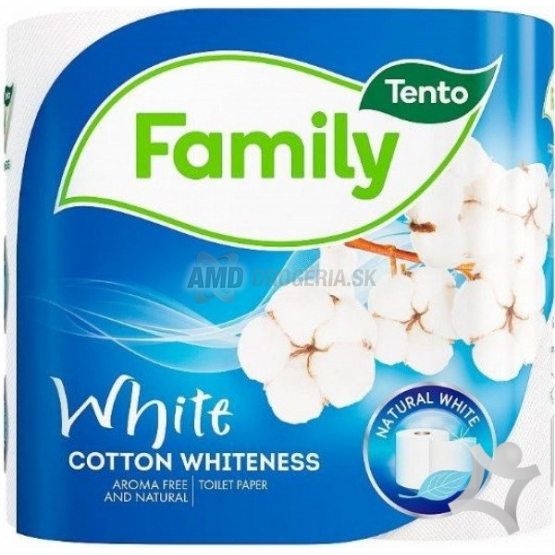 TENTO TOALETNÝ PAPIER BIELY 4 KS