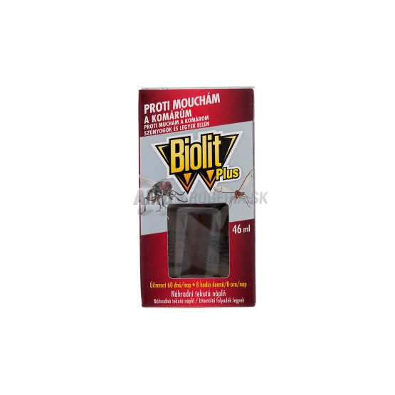 BIOLIT PLUS PROTI MUCHÁM A KOMÁROM NÁHRADNÁ NÁPLŇ 46 ML
