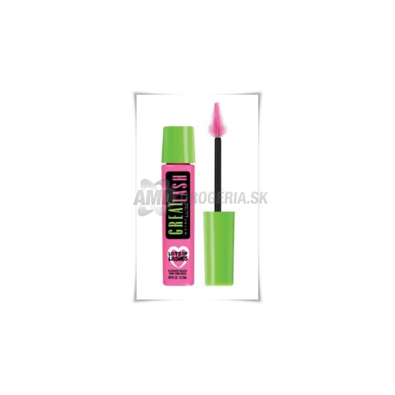 MAYBELLINE GREAT LASH LOTS OF LASHES ČIERNÁ RIASENKA