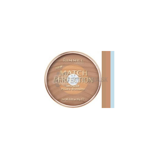 RIMEL PÚDER MATCH PERFECTION BRONZER 002 MEDIUM 15 G