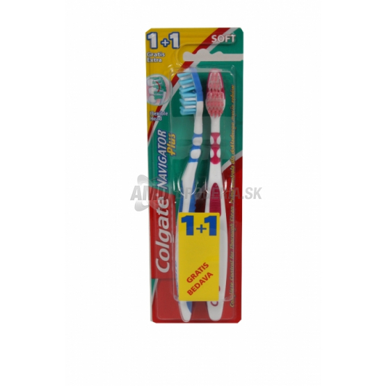 COLGATE NAVIGATOR 1+1 SOFT ZUBNÁ KEFKA