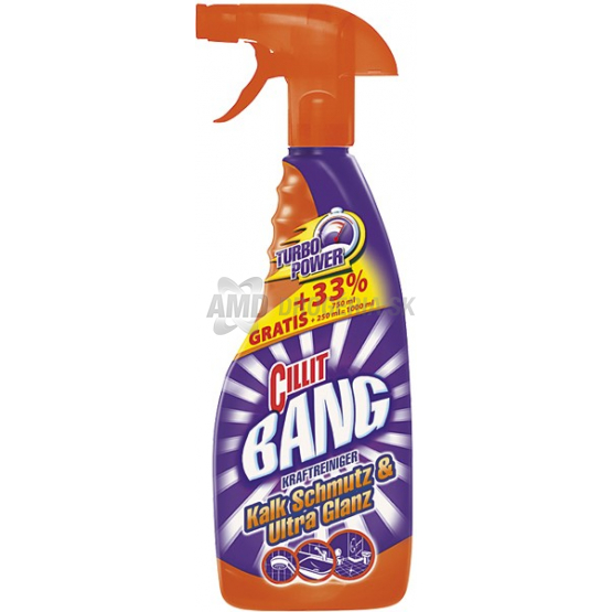 CILLIT BANG ČISTIACI SPARY 750ML + 33%