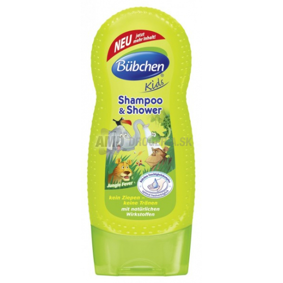 BUBCHEN BABY ŠAMPÓN + SPRCHOVÝ GÉL JUNGLE 200 ML