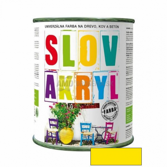 SLOVAKRYL 0615 SVETLOŽLTÝ 0,75KG