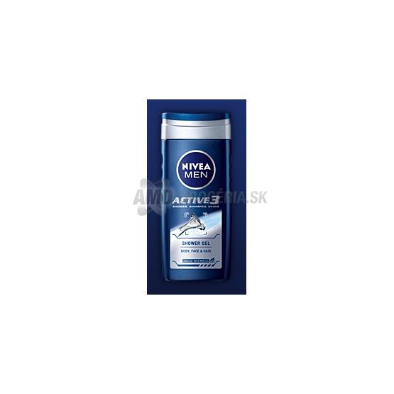 NIVEA SPRCHOVÝ GÉL ACTIVE 3 MEN 500 ML