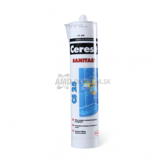 SILIKÓN SANITÁR BIELY CS25 CERESIT 280 ML