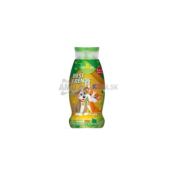 GO&GO 2V1 SPRCHOVÝ GÉL + ŠAMPÓN BEST FRIENDS 300 ML