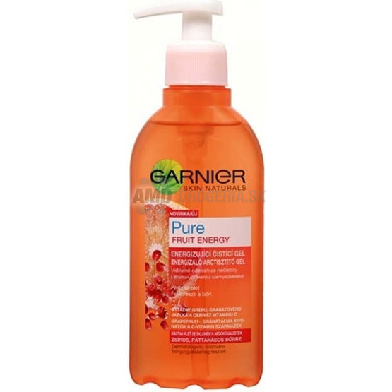 GARNIER PURE ČISTIACI GÉL FRUIT ENERGY 200 ML