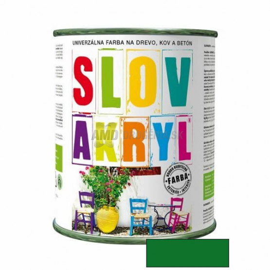SLOVAKRYL 0515 SVETLOZELENÝ 0.75KG