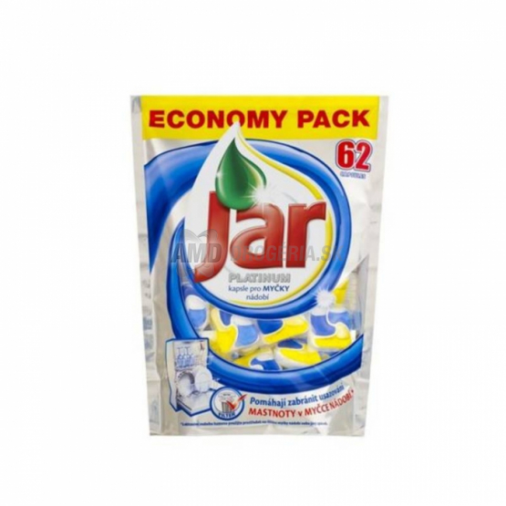 JAR PLATINUM TABLETY DO UMYVAČKY RIADU CITRÓN 62 KS
