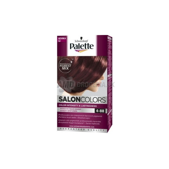 PALETTE SALON COLORS 4-88 INTENZÍVNA TMAVO ČERVENÁ