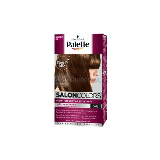 PALETTE SALON COLORS 5-6 SVETLÁ HNEDÁ ČOKOLÁDA