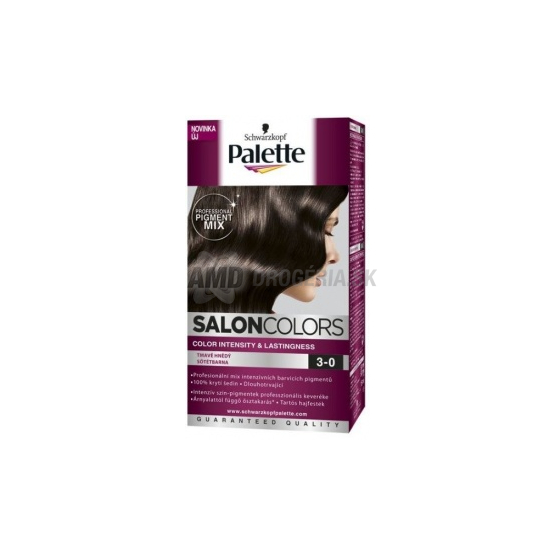 PALETTE SALON COLORS 3-0 TMAVO HNEDÁ