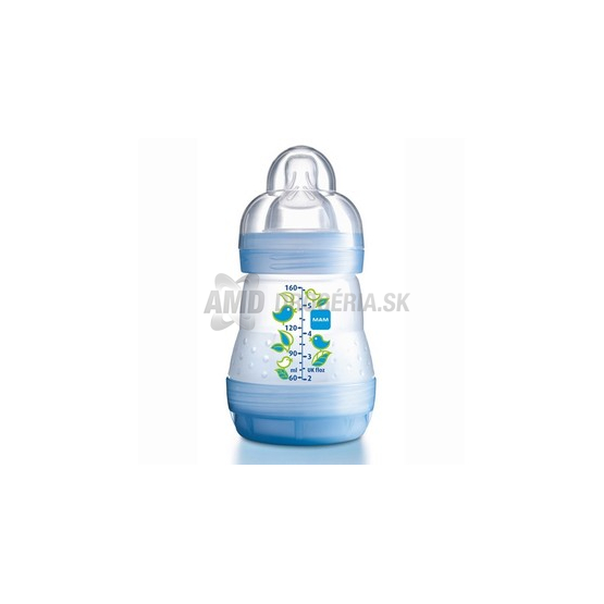 MAM FLAŠKA ANTI-COLIC SILIKONOVÝ CUMEĽ 160 ML