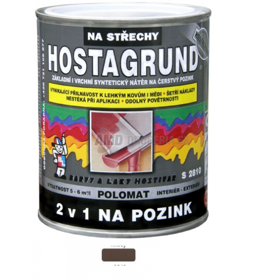 HOSTAGRUND 2V1 NA POZINK HNEDÝ 0240 5KG