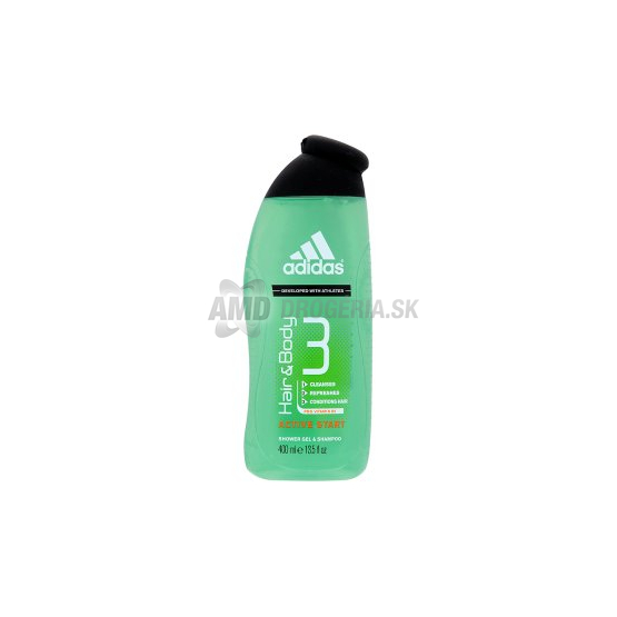 ADIDAS 3 ACTION ACTIVE START SPRCHOVÝ GÉL 400 ML