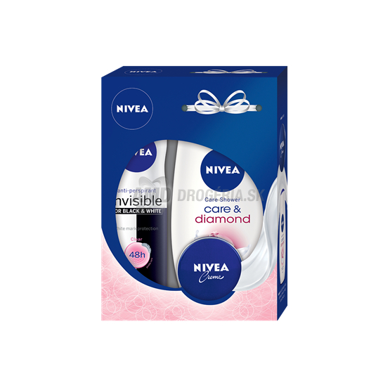 DARČEKOVÁ DÁMSKA KAZETA NIVEA VISIBLE CLEAR DEODORANT + SPRCHOVÝ GÉL + KRÉM 16