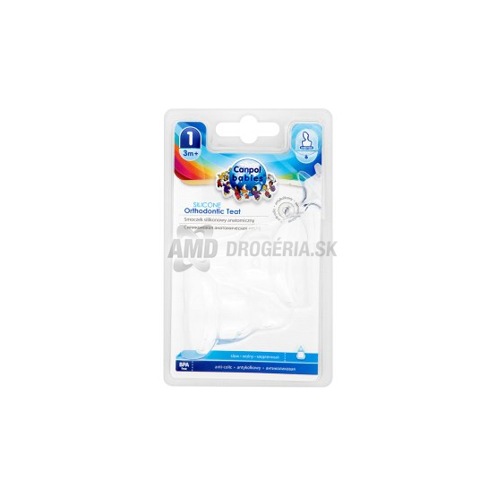 CANPOL BABIES SILIKÓNOVÝ CUMEL 2 KS