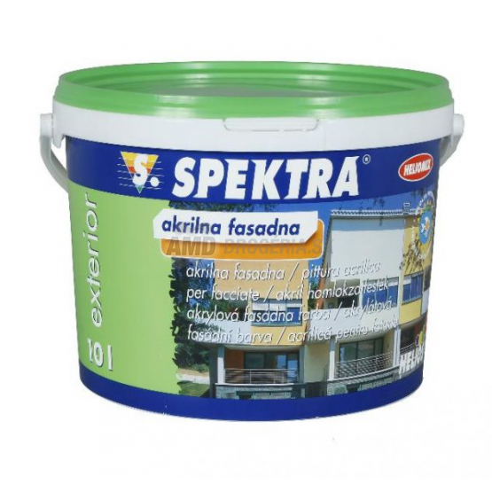 SPEKTRA FASÁDNA FARBA AKRYL ŠTANDARTNÁ BIELA 2L