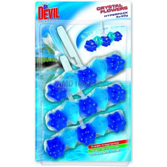 DR. DEVIL CRYSTAL GÉL AQUA 3 x 40 G