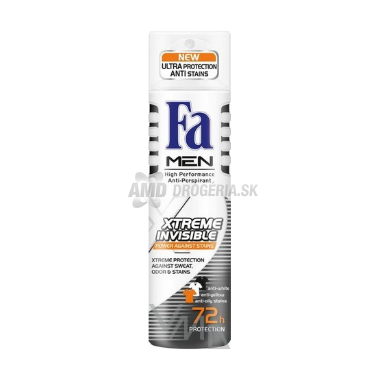 FA DEODORANT MEN XTREME INVISIBLE 150 ML