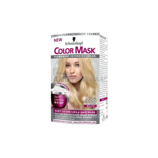 COLOR MASK 1000 SVETLÝ PRÍRODNÝ BLOND