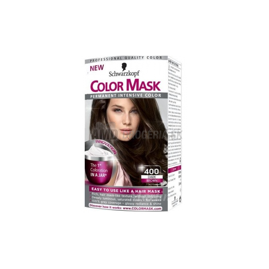 COLOR MASK 400 TMAVO HNEDÝ