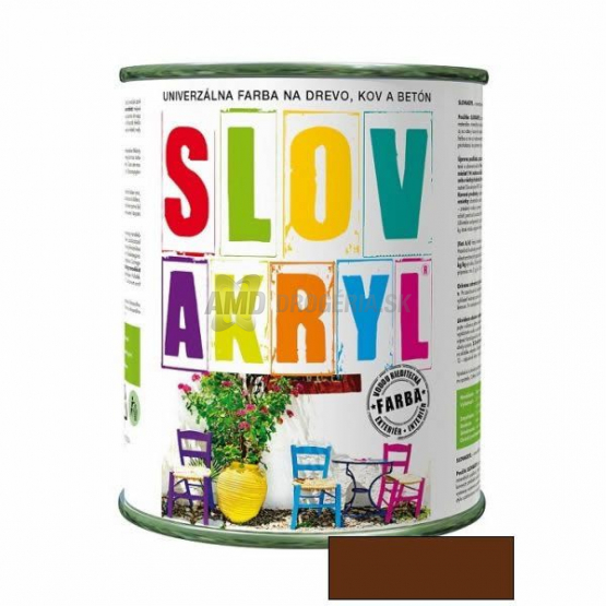 SLOVAKRYL 0230 HNEDÝ 0.75KG