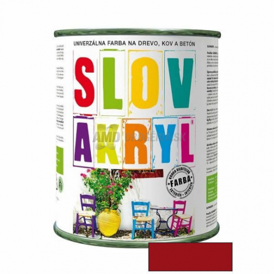 SLOVAKRYL 0849 ČERVEŇ VIŠŇOVÝ 0.75KG